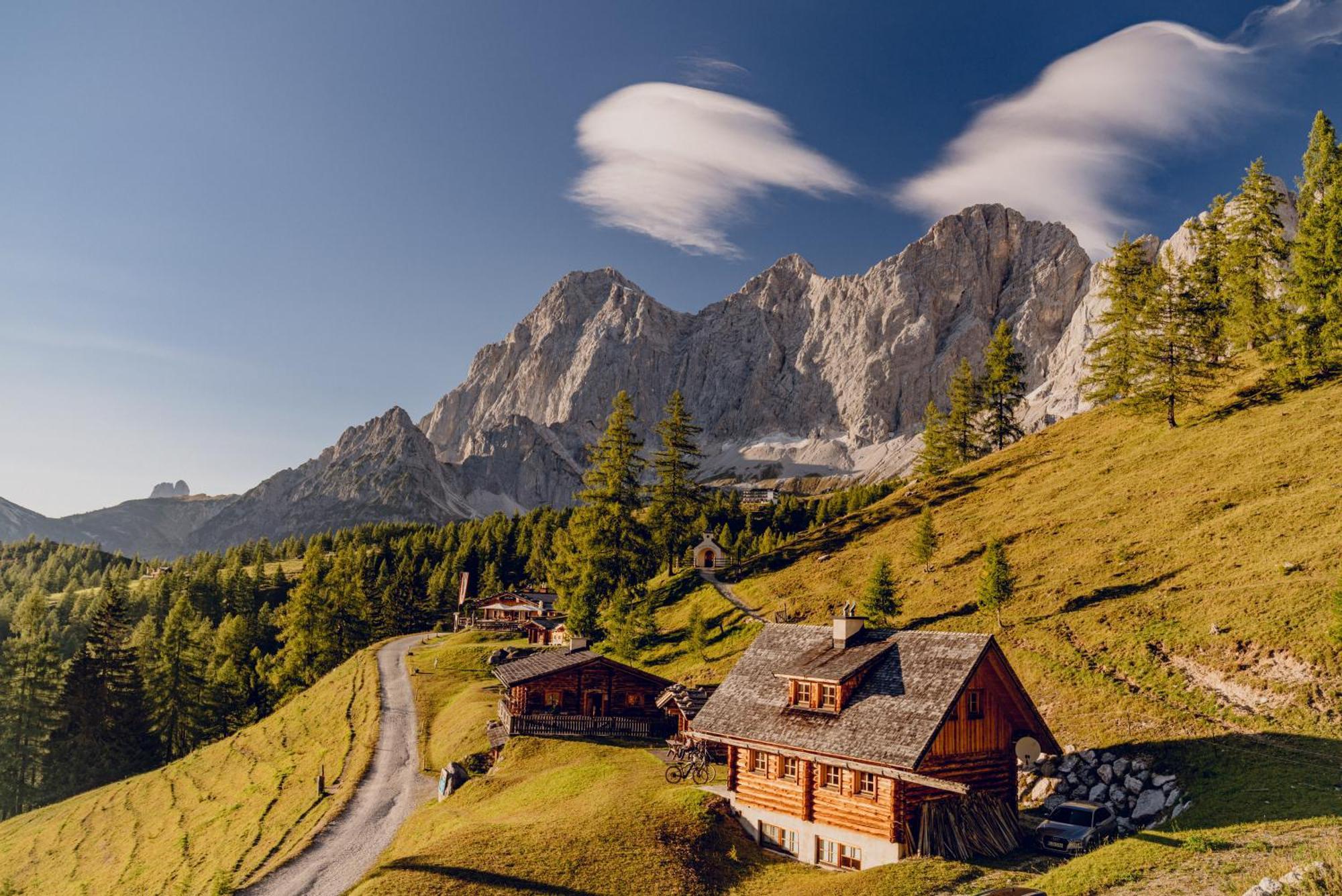 ラムサウ・アム・ダッハシュタイン Brandhof - Chalets Am Bergヴィラ エクステリア 写真